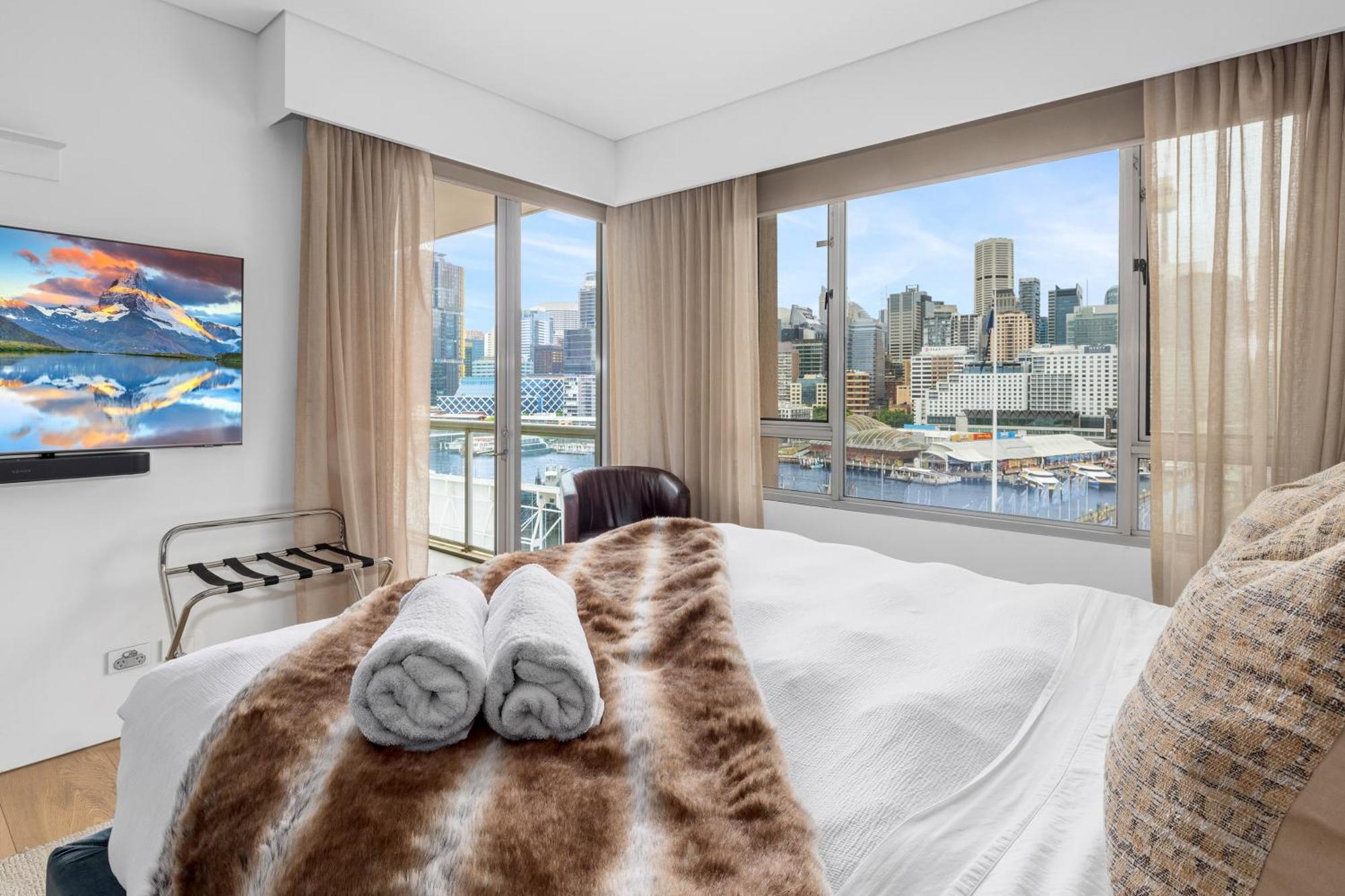 3 Bedroom Darling Harbour Apartment Sydney Bagian luar foto